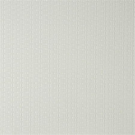 Designer Fabrics 54 in. Wide White- Thin Basket Woven Upholstery Faux Leather G684